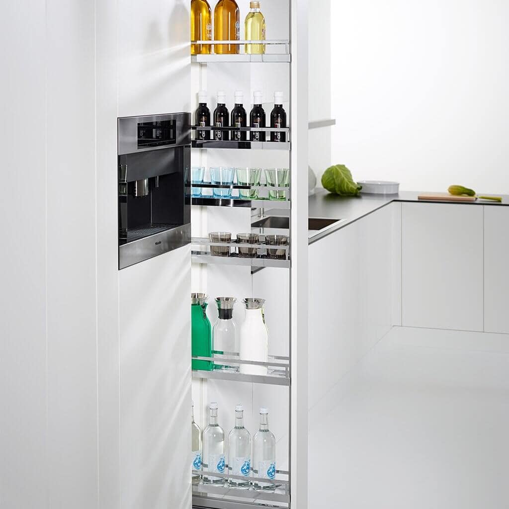 Pull Out Kitchen Pantry - Slimline