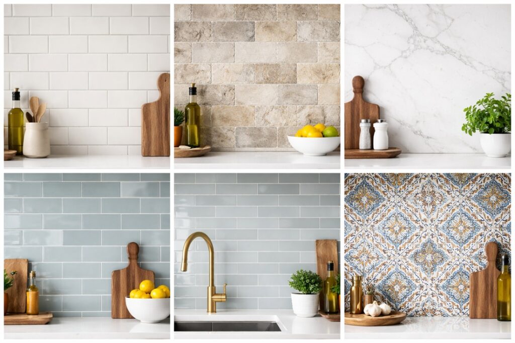 backsplash materials to choose from